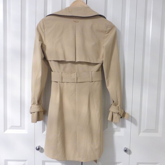 GUESS tan trench coat with removable belt - Picture 2 of 14